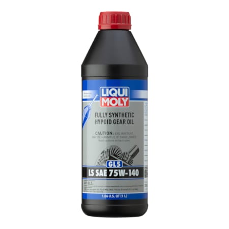 Liqui Moly Fully Synthetic Hypoid Gear Oil GL5LS SAE 75W-140, 1 Liter, 20042 20042
